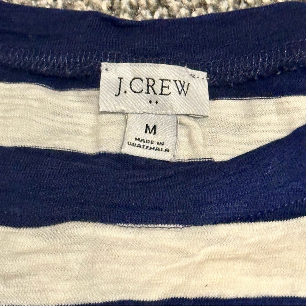 JCrew Factory Striped T-shirt Dress - Picture 3 of 6